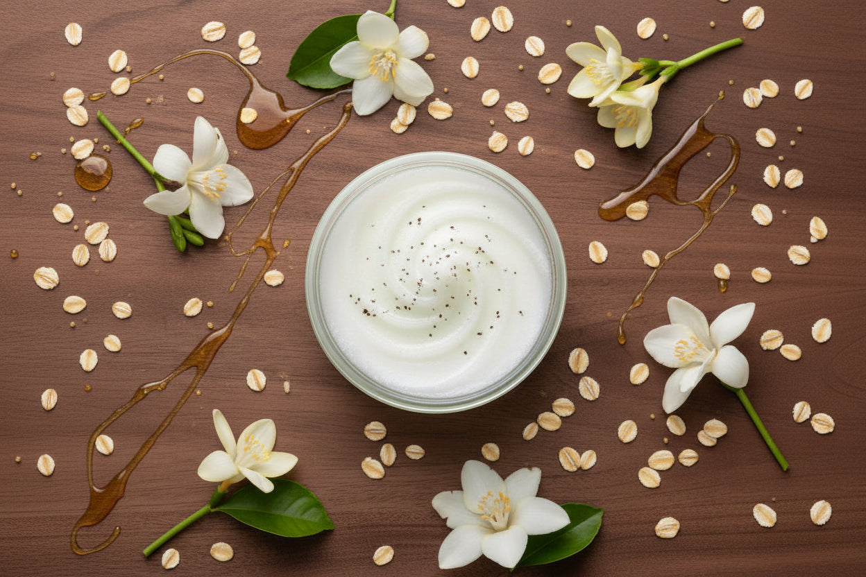 Almond Sugar & Toasted Honey Oats Scrub